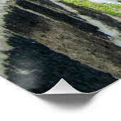Hawksclough-brug over de rivier de Calder Perfect Poster (Hoek)