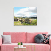 Hawkshead Cumbria England Kaart Poster Canvas Afdruk (Insitu (Woonkamer))