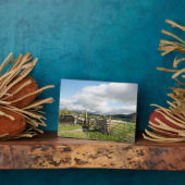 Hawkshead Cumbria England Kaart Poster Fotoplaat (Zijkant)