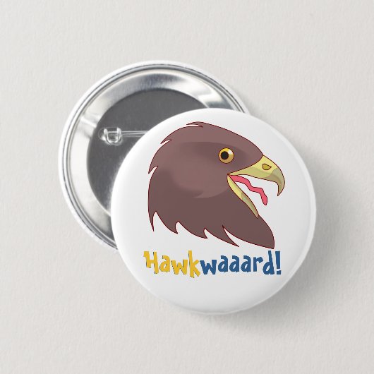  Hawkwaa ard. Ronde Button 5,7 Cm (Voorkant /achterkant)