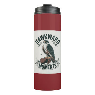 Hawkward Momenten - Grappige Havik & Vogel Liefheb Thermosbeker
