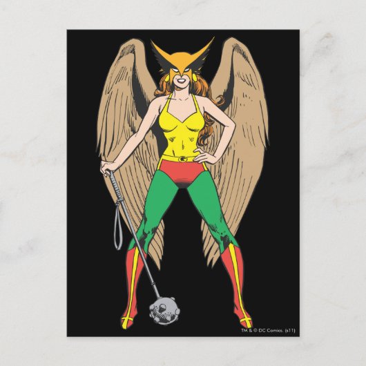 Hawkwoman Briefkaart (Voorkant)