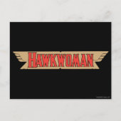 Hawkwoman Logo Briefkaart (Voorkant)