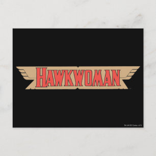 Hawkwoman Logo Briefkaart