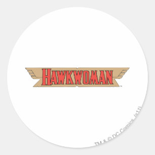 Hawkwoman Logo Ronde Sticker