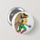 Hawkwoman Profile Ronde Button 5,7 Cm (Voorkant /achterkant)