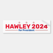 Hawley 2024 bumpersticker (Voorkant)
