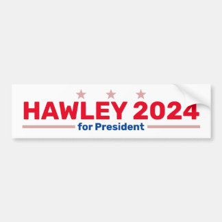 Hawley 2024 bumpersticker