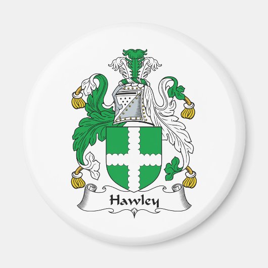 Hawley Family Crest Magneet (Voorkant)