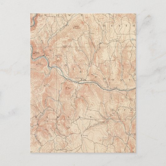 Hawley, Massachusetts Briefkaart (Voorkant)