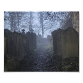 Haworth Churchyard Foto Afdruk