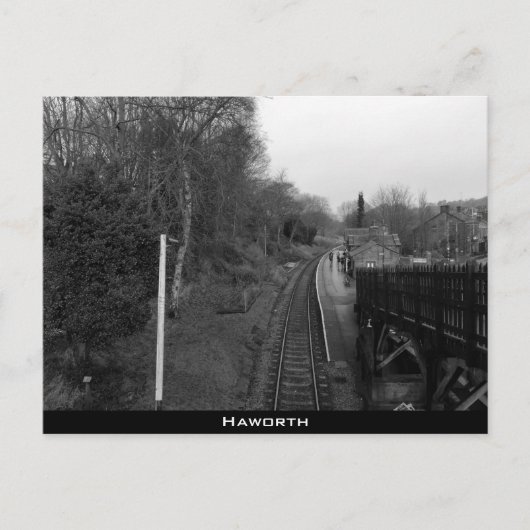 Haworth Railway Briefkaart (Voorkant)