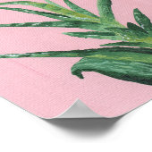 Haworth Succulent Acrylverf Poster (Hoek)