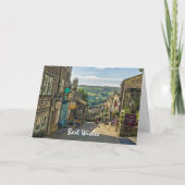 Haworth Yorkshire Dales Scenic Picturesque Kaart (Voorkant)