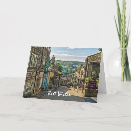 Haworth Yorkshire Dales Scenic Picturesque Kaart (Voorkant)