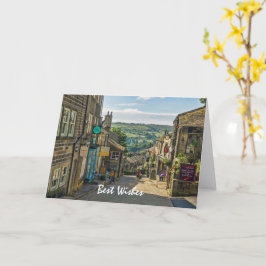 Haworth Yorkshire Dales Schitterende Schilderachti Kaart