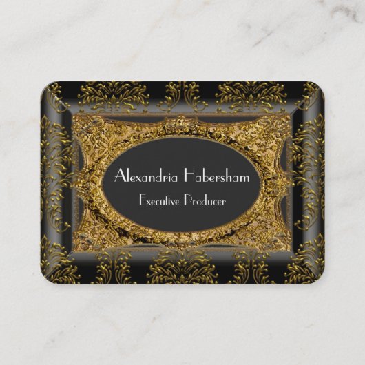 Hawshaythe Elegant Professional Round Visitekaartje (Voorkant)