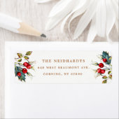 Hawthorn Berries retour adreslabels Etiket (Insitu)