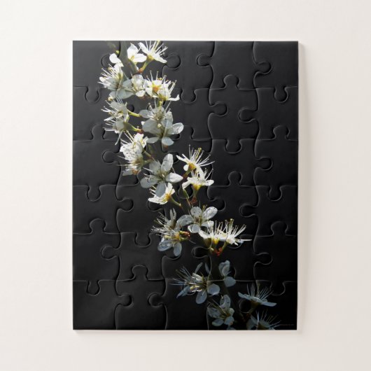 Hawthorn Bloemen 11x14 30pc jpcnm Legpuzzel (Verticaal)