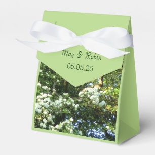 Hawthorn & Eiken Favor Box voor Beltane Handfastin Bedankdoosjes
