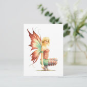 Hawthorn Fairy Briefkaart (Staand voorkant)