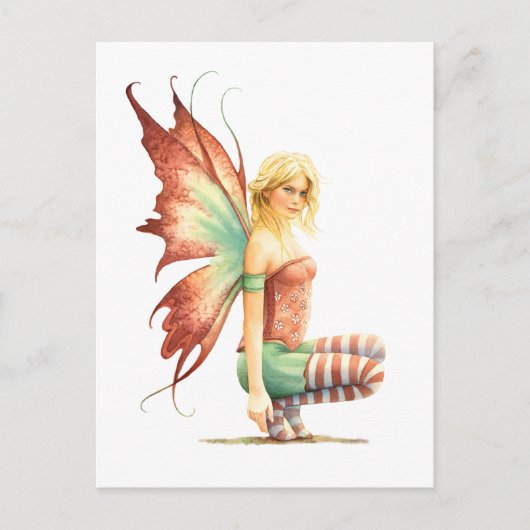 Hawthorn Fairy Briefkaart (Voorkant)