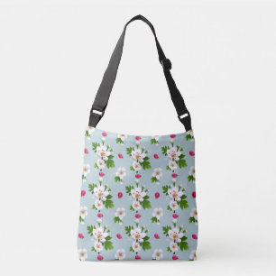 Hawthorn Flowers Crossbody Tas