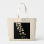 Hawthorn Flowers jtcnm Grote Tote Bag (Achterkant)
