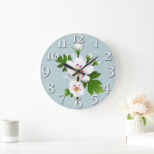 Hawthorn Flowers Large Clock Grote Klok (Huis)