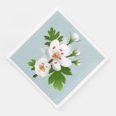 Hawthorn Flowers Servet (Hoek)