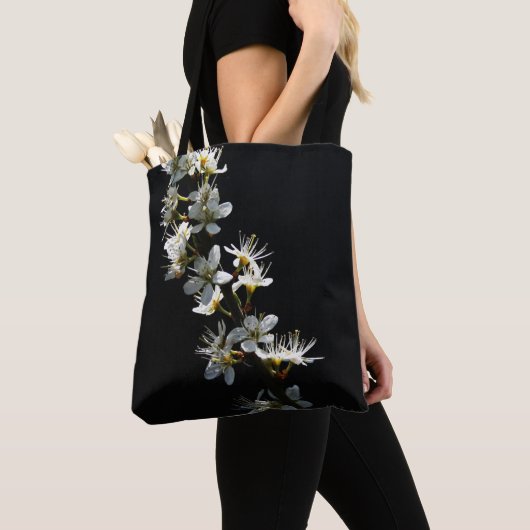 Hawthorn Flowers stcan Tote Bag (Dichtbij)