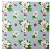 Hawthorn Flowers Tegeltje (Voorkant)