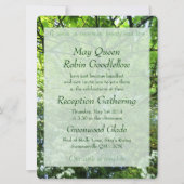 Hawthorn & Oak Handfasting Reception Uitnodiging (Voorkant)