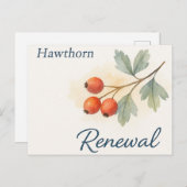Hawthorn — Renewal Briefkaart (Voorkant / Achterkant)