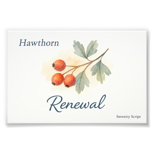 Hawthorn — Renewal Foto Afdruk (Voorkant)