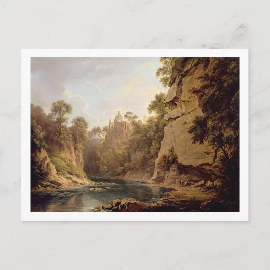 Hawthornden Castle, nabij Edinburgh, c.1820-22 (ol Briefkaart (Voorkant)