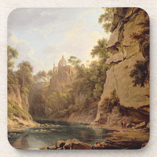 Hawthornden Castle, nabij Edinburgh, c.1820-22 (ol Drankjes Onderzetter