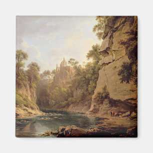 Hawthornden Castle, nabij Edinburgh, c.1820-22 (ol Magneet