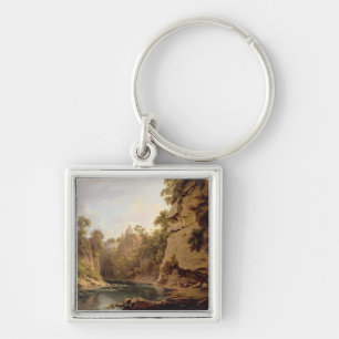 Hawthornden Castle, nabij Edinburgh, c.1820-22 (ol Sleutelhanger