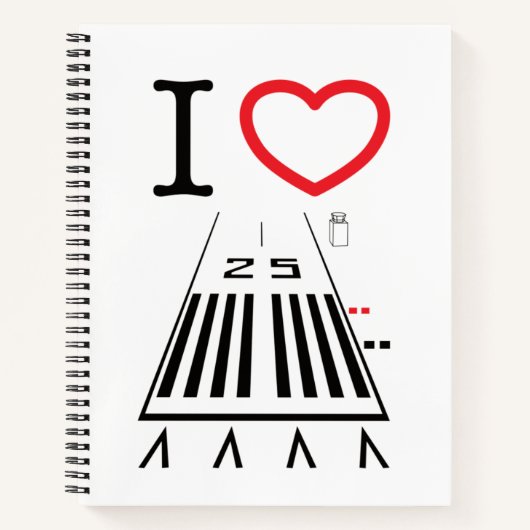 Hawthorne Airport Runway 25 / 7 Notitieboek (Voorkant)