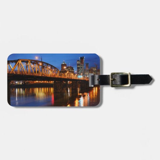 Hawthorne Bridge Bagagelabel (Voorkant horizontaal)