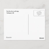 Hawthorne Bridge Briefkaart (Achterkant)