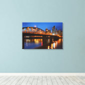 Hawthorne Bridge Canvas Afdruk (Insitu (Houten vloer))