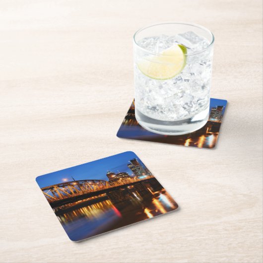 Hawthorne Bridge Kartonnen Onderzetters (Insitu)