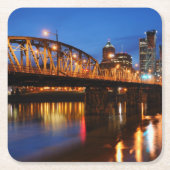 Hawthorne Bridge Kartonnen Onderzetters (Voorkant)