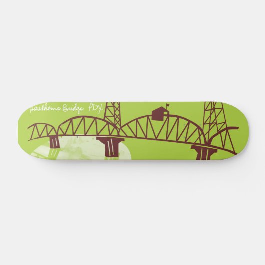 Hawthorne Bridge, PDX Skateboard (Horizontaal)