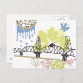 Hawthorne Bridge Portland Briefkaart (Voorkant / Achterkant)