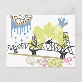 Hawthorne Bridge Portland Briefkaart