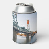 Hawthorne Bridge Portland overdag Blikjeskoeler (Blikje Achterkant)