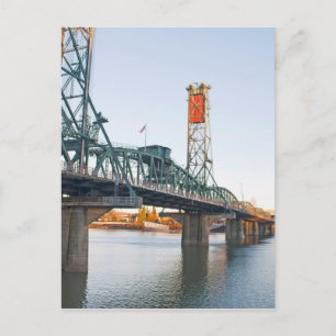 Hawthorne Bridge Portland overdag Briefkaart